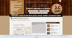 Desktop Screenshot of carpinteria-jcvalle-malaga.com